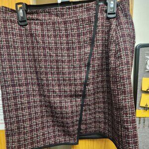 Loft plaid skirt
